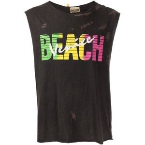 Gallery Dept Muscle Beach Tee Shirt Black